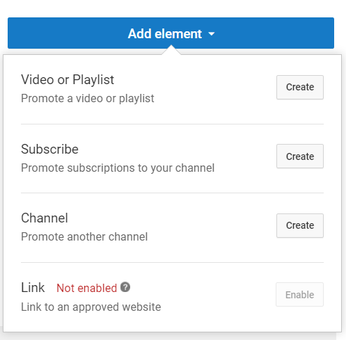 Adding elements to your Youtube video